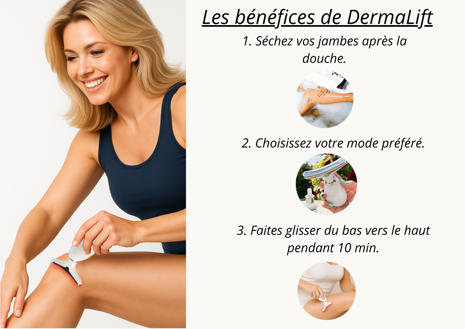 DermaLift – Retrouver des jambes fermes et lisses, sans chirurgie